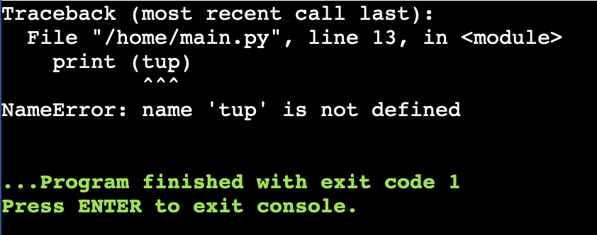 Python Tuples Delete Operation 